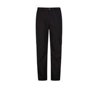 Mountain Warehouse Mens Trek Stretch Long Winter Hiking Trousers - Black - Black - 42R