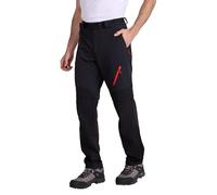 Mountain Warehouse Mens Trekking Convertible Trousers - Regular Length Hiking Pants, Water Resistant, Zip Off - for Spring Summer, Walking, Outdoors Black Men's W34