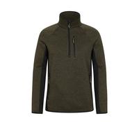 Mountain Warehouse Mens Treston Fleece Top - Khaki Green - Khaki Green - XXL
