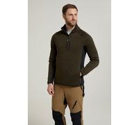 Mountain Warehouse Mens Treston Half-Zip Fleece Anti-Pill Stretch Winter Jumper