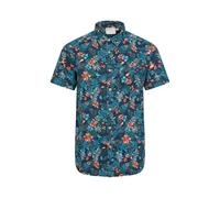 Mountain Warehouse Mens Tropical Floral Short-Sleeved Shirt - Navy - XXL - Navy - 100% Cotton