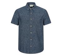 Mountain Warehouse Mens Tropical Patterned Short-Sleeved Shirt - Pale Blue - XS - Pale Blue - 100% Cotton