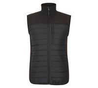 Mountain Warehouse Mens Turbine II Hybrid Padded Gilet - Black - L - Black - 100% Polyamide