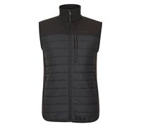 Mountain Warehouse Mens Turbine II Hybrid Padded Gilet - Black - S - Black