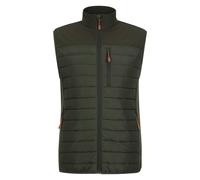 Mountain Warehouse Mens Turbine II Hybrid Padded Gilet - Green - L - Green - 100% Polyamide