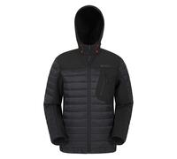 Mountain Warehouse Mens Turbine II Padded Soft Shell Jacket - Black - XXS - Black
