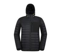 Mountain Warehouse Mens Turbine II Softshell Padded Jacket - Jet Black - L - Jet Black - 100% Polyamide