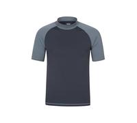 Mountain Warehouse Mens UV Rash Vest - Lightweight, Quick Drying & Stretchy T-Shirt with UPF 50+ & Flat Seams - for Spring Summer, Beach, Swimming & Water Sports Monochrome L