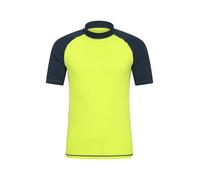 Mountain Warehouse Mens UV Rash Vest - Lightweight, Quick Drying & Stretchy T-Shirt with UPF 50+ & Flat Seams - for Spring Summer, Beach, Swimming & Water Sports Bright Yellow 4XL