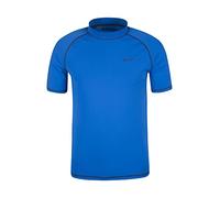 Mountain Warehouse Mens UV Rash Vest - Lightweight, Quick Drying & Stretchy T-Shirt with UPF 50+ & Flat Seams - for Spring Summer, Beach, Swimming & Water Sports Cobalt 2XL