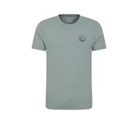 Mountain Warehouse Mens Valley Organic T-Shirt (Light Khaki) - Size X-Small