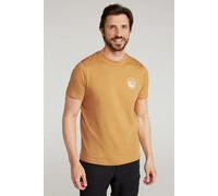 Mountain Warehouse Mens Valley Organic T-Shirt - Mustard - XS - Mustard