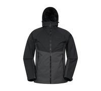 Mountain Warehouse Mens Verge Extreme Waterproof Jacket - Black - XS - Black - 100% Polyester