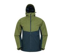 Mountain Warehouse Mens Verge Extreme Waterproof Jacket - Green - XXL - Green - 100% Polyester
