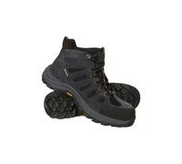 Mountain Warehouse Mens Vertex Extreme Suede Waterproof Boots - Grey - 11 UK - Grey - 60% Leather/20% Textile/20% Synthetic