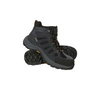 Mountain Warehouse Mens Vertex Extreme Suede Waterproof Boots - Grey - 6 UK - Grey - 60% Leather/20% Textile/20% Synthetic