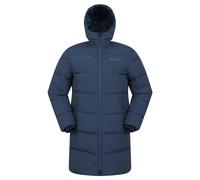 Mountain Warehouse Mens Vortex Longline Padded Jacket - Navy - XS - Navy - 100% Polyester