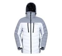 Mountain Warehouse Mens Vulcan III Ski Jacket - White - XL - White - 100% Polyester