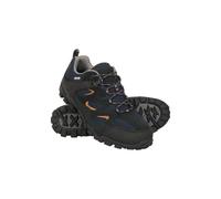 Mountain Warehouse Curlews Mens Waterproof Walking Shoes - Quick Drying Footwear, Suede & Mesh Outer & Rubber Sole - for Spring, Summer, Camping & Hiking Navy Adult Shoe Size 6