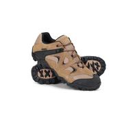 Mountain Warehouse Curlews Mens Waterproof Walking Shoes - Quick Drying Hiking Boots, Suede & Mesh Outer Material Outdoor Shoes, Rubber Sole - Ideal for Everyday Use, Dark Beige, 9 UK