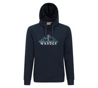 Mountain Warehouse Mens Wander Hoodie - Navy - Navy - XXL - 100% Mixed