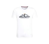 Mountain Warehouse Mens Wander Organic Cotton T-Shirt - White - S - White