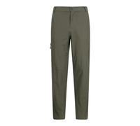 Mountain Warehouse Mens Wander Packaway Trousers - Khaki Green - Khaki Green - 28R - 100% Mixed