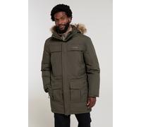 Mountain Warehouse Mens Waterproof Down Parka Jacket Winter Fur Hooded Rain Coat