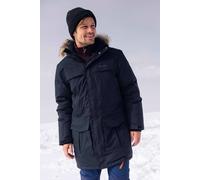 Mountain Warehouse Mens Waterproof Down Parka Jacket Winter Fur Hooded Rain Coat