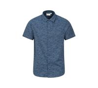 Mountain Warehouse Mens Wave Short-Sleeved Shirt - Navy - S - Navy - 100% Cotton