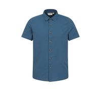 Mountain Warehouse Mens Weekender Shirt - Blue - XL - Blue - 100% Cotton