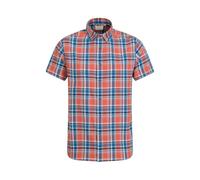 Mountain Warehouse Mens Weekender Shirt - Bright Orange - S - Bright Orange - 100% Cotton