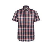 Mountain Warehouse Mens Weekender Shirt - Dark Red - XL - Dark Red - 100% Cotton