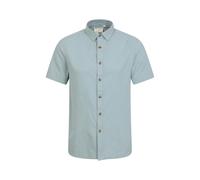 Mountain Warehouse Mens Weekender Shirt - Light Blue - XL - Light Blue - 100% Cotton
