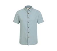 Mountain Warehouse Mens Weekender Shirt - Light Blue - XXL - Light Blue - 100% Cotton
