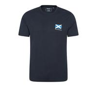 Mountain Warehouse Mens West Highlands Short-Sleeved T-Shirt - Navy - XXL - Navy - 100% Cotton