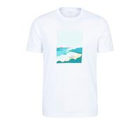 Mountain Warehouse Mens Whitby Short-Sleeved T-Shirt - White - XL - White