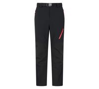 Mountain Warehouse Winter Forest Fleece Lined Mens Trousers - Short Length Black Men's W42