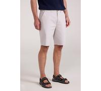 Mountain Warehouse Woods Mens Chino Shorts - Lightweight, Breathable, UPF 50+, Lots of Pockets Short Pants - Spring Summer, Beach, Walking, Hiking & Outdoors Off White Men's W38