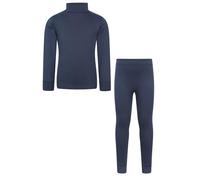 Mountain Warehouse Meribel Kids Top & Pants Set | Boys & Girls 100% Cotton Lightweight & Breathable Long Sleeve Thermal T-shirt & Trousers, Warm Underlayer for Everyday Wear