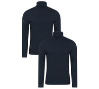 Mountain Warehouse Meribel Mens Thermal Baselayer Top | Lightweight & Breathable 100% Combed Cotton Sweater with Roll Neck, Quick Dry, Warm & Cosy, Ideal for Winter Layering & Cold