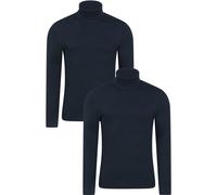 Mountain Warehouse Meribel Mens Thermal Top 2-Pack - Navy - Navy - Size: S