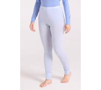 Mountain Warehouse Merino Womens Thermal Base Layer Pants - Lightweight Ladies Trousers, Breathable, Antibacterial Bottoms, High Wicking, Easy Care - for Outdoors Light Blue Women's Size 8