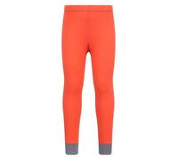 Mountain Warehouse Merino Kids Thermal Baselayer Trousers - Breathable, Lightweight Childrens Pants, Antibacterial, Easy to Carry - Ideal for Both Girls & Boys Orange (01) Kids Size 7-8 Years