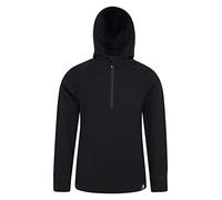 Mountain Warehouse Merino Kids Pullover Hoodie Black Kids Size 7-8 Years