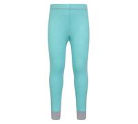 Mountain Warehouse Merino Kids Thermal Baselayer Trousers - Breathable, Lightweight, Childrens Pants, Antibacterial, Easy to Carry, Girls & Boys - Outdoors Mint - Unicorn (01) Kids Size 9-10 Years