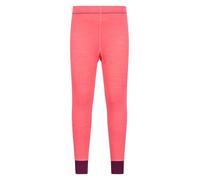 Mountain Warehouse Merino Kids Thermal Baselayer Trousers - Breathable, Lightweight Childrens Pants, Antibacterial, Easy to Carry - Ideal for Both Girls & Boys Bright Pink (01) Kids Size 9-10 Years