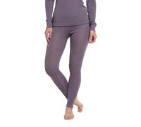 Mountain Warehouse Merino Womens Thermal Base Layer Pants - Lightweight Ladies Trousers, Breathable, Antibacterial Bottoms, High Wicking, Easy Care - for Outdoors Dusky Purple Women's Size 10