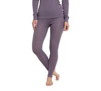 Mountain Warehouse Merino Womens Thermal Base Layer Pants - Lightweight Ladies Trousers, Breathable, Antibacterial Bottoms, High Wicking, Easy Care - for Outdoors Dusky Purple Women's Size 14