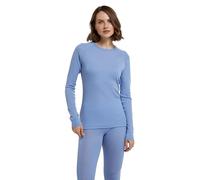 Mountain Warehouse Merino Womens Thermal Baselayer Top | Lightweight & Comfortable IsoTherm Long Sleeve T-shirt, Antibacterial Underlayer Skins for Warmth, For Active Wear & Winter